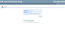 Tablet Screenshot of payyourbill.uspest.com